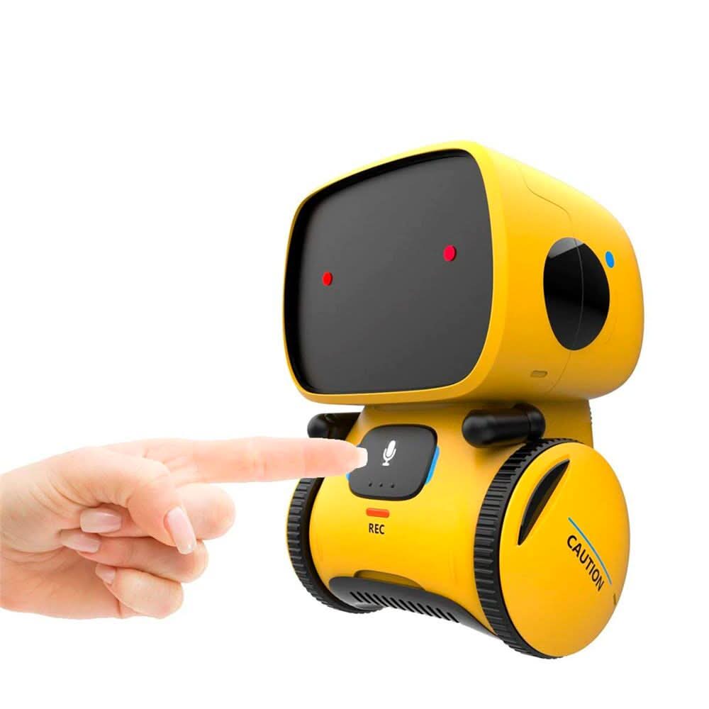 PulseRobo Mini Sesli Komutlarla Çalışan Çocuklar İçin Etkileşimli Dans Robotu