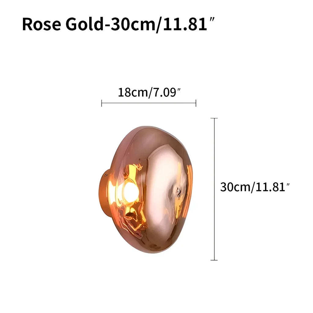 Lava-Wandlampe für Schlafzimmer und Wohnzimmer - Orntli