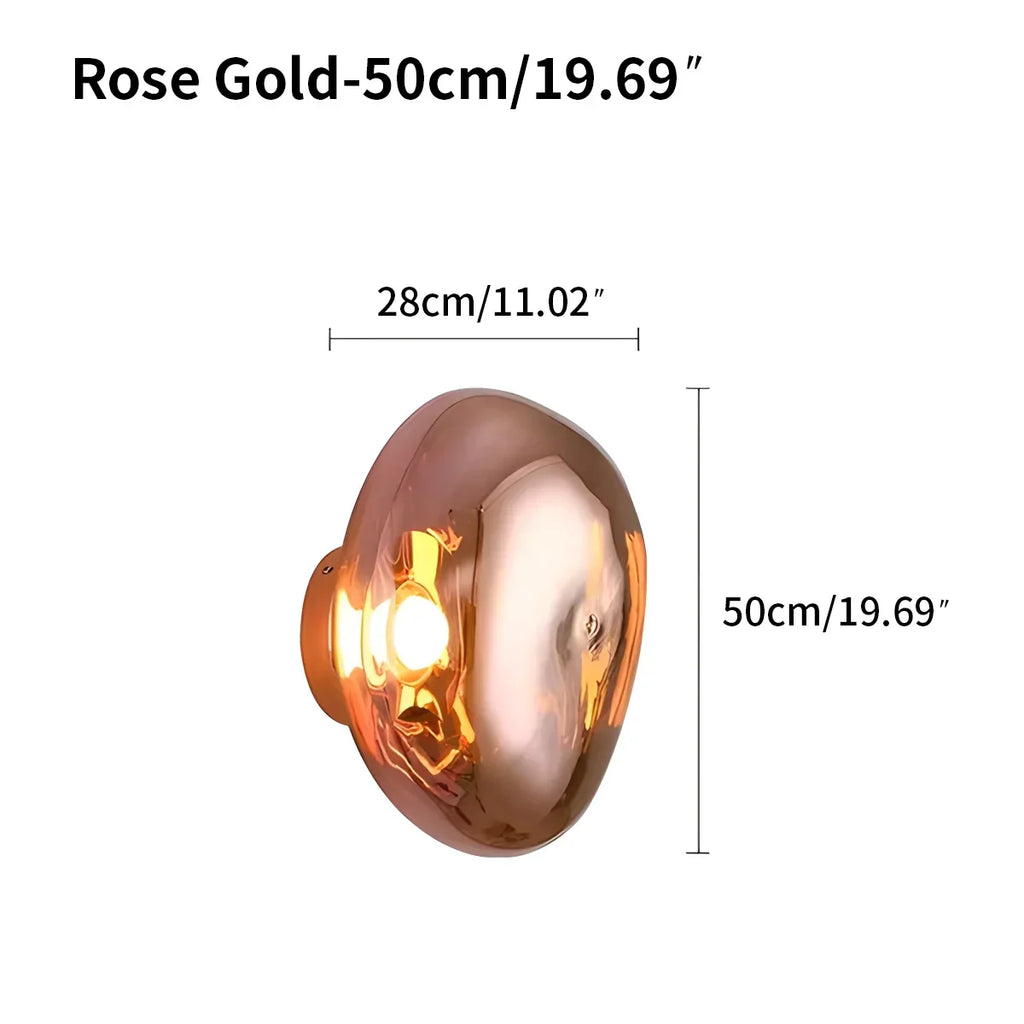 Lava-Wandlampe für Schlafzimmer und Wohnzimmer - Orntli