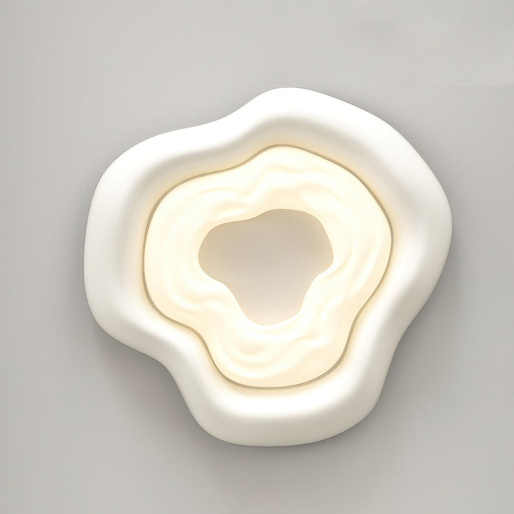 Lampa sufitowa Bellora Bloom w kształcie róży z ciepłym światłem