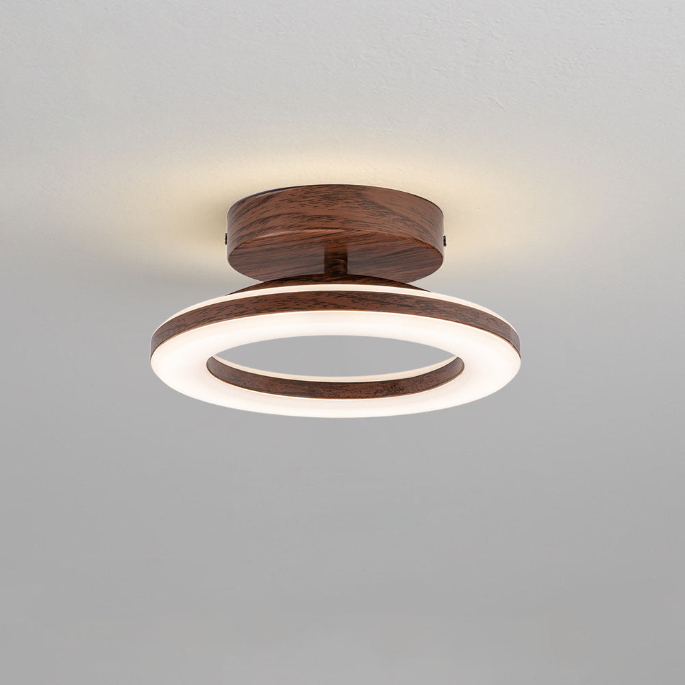 Rund LED taklampe | Akrylfinish for gang eller inngangsparti