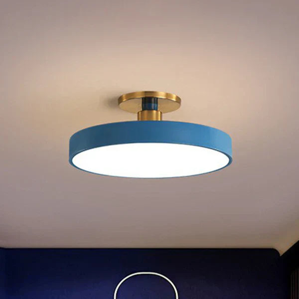 Kerek LED Mennyezeti Lámpa Minimalista Dizájnnal Hálószobába