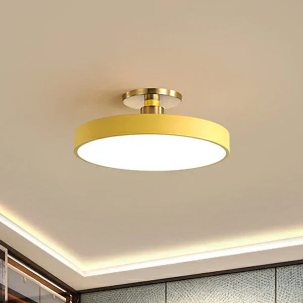 Kerek LED Mennyezeti Lámpa Minimalista Dizájnnal Hálószobába