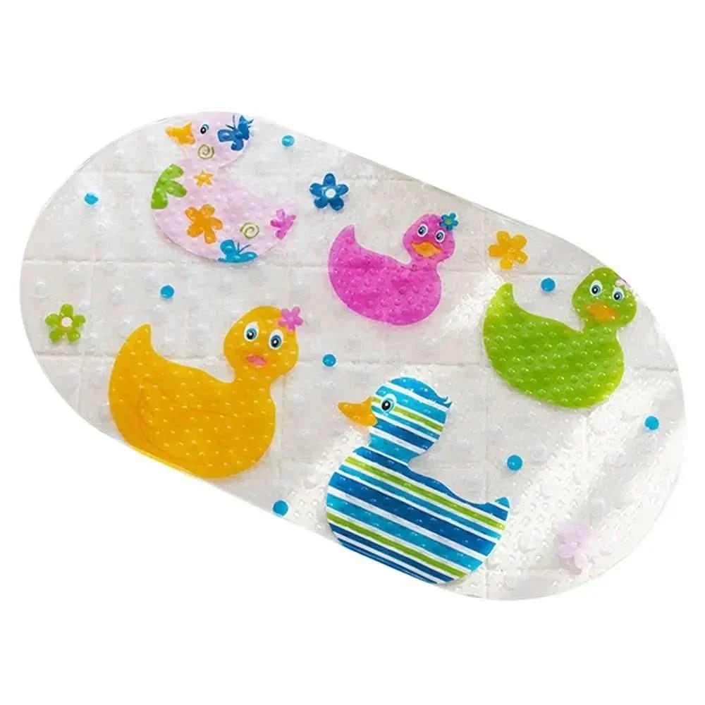 حصيرة حوض استحمام للأطفال SunnySplash من PVC غير قابلة للانزلاق للتدليك ولأمان وقت الاستحمام