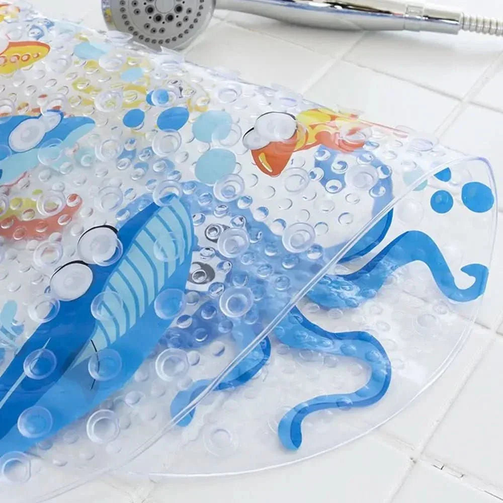 حصيرة حوض استحمام للأطفال SunnySplash من PVC غير قابلة للانزلاق للتدليك ولأمان وقت الاستحمام