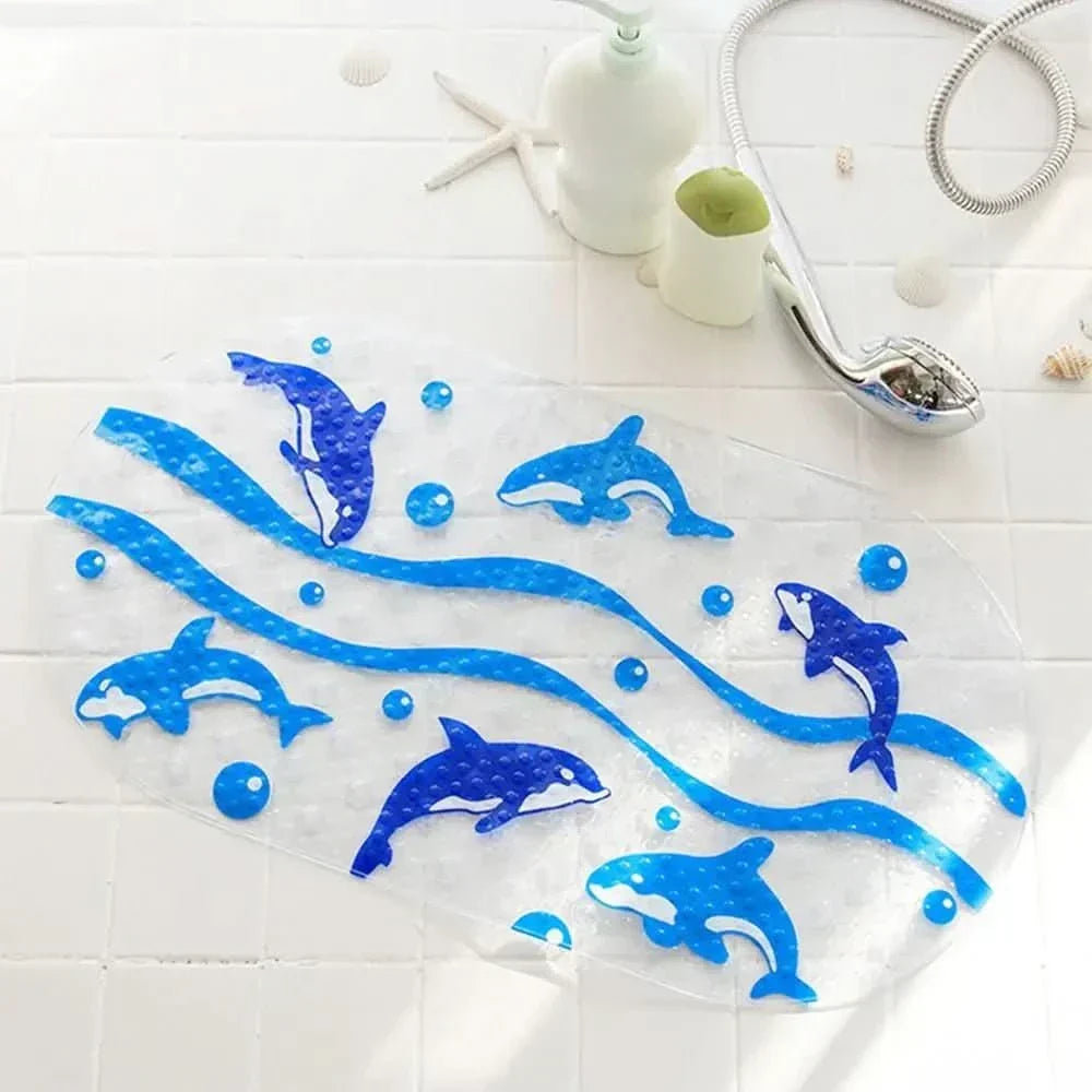 حصيرة حوض استحمام للأطفال SunnySplash من PVC غير قابلة للانزلاق للتدليك ولأمان وقت الاستحمام