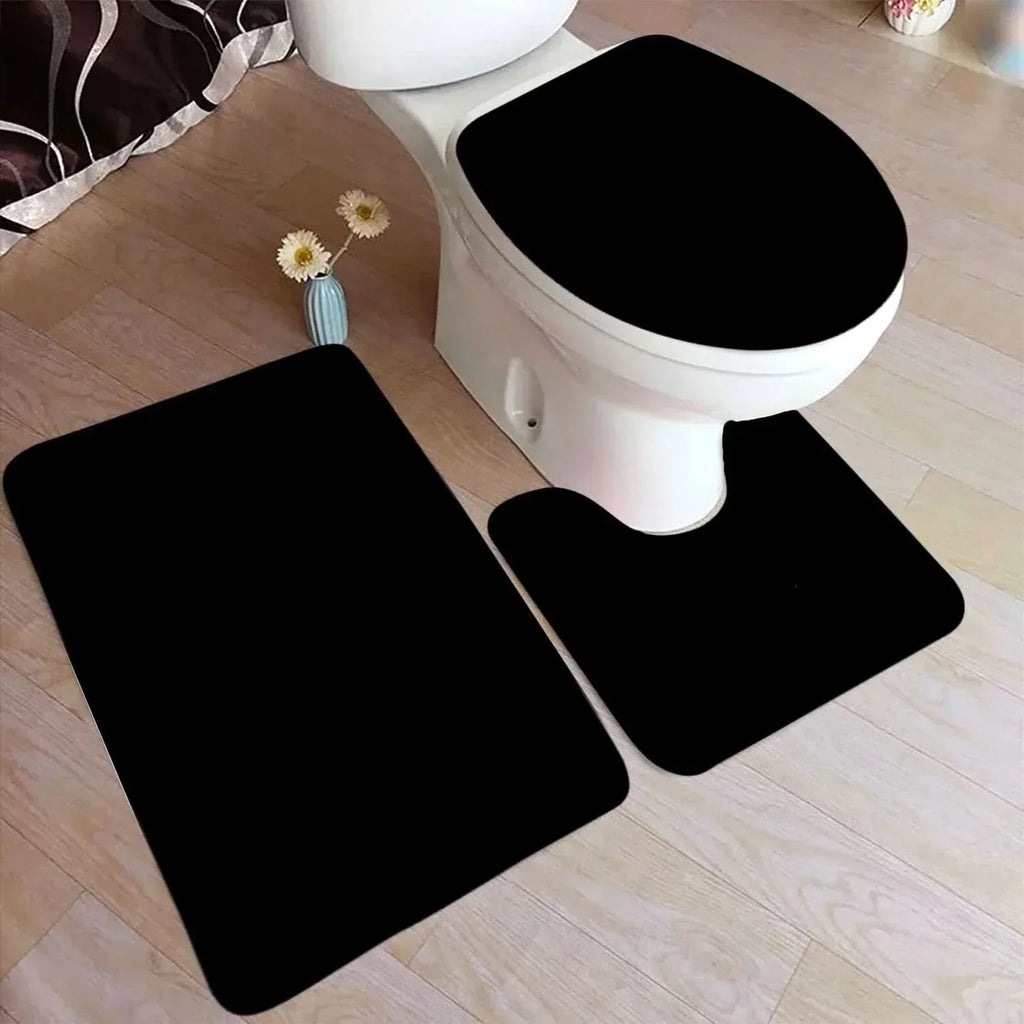 CozyMat baderomsmatte sett med flanelloverflate og sklisikker bakside for hjemmets sikkerhet