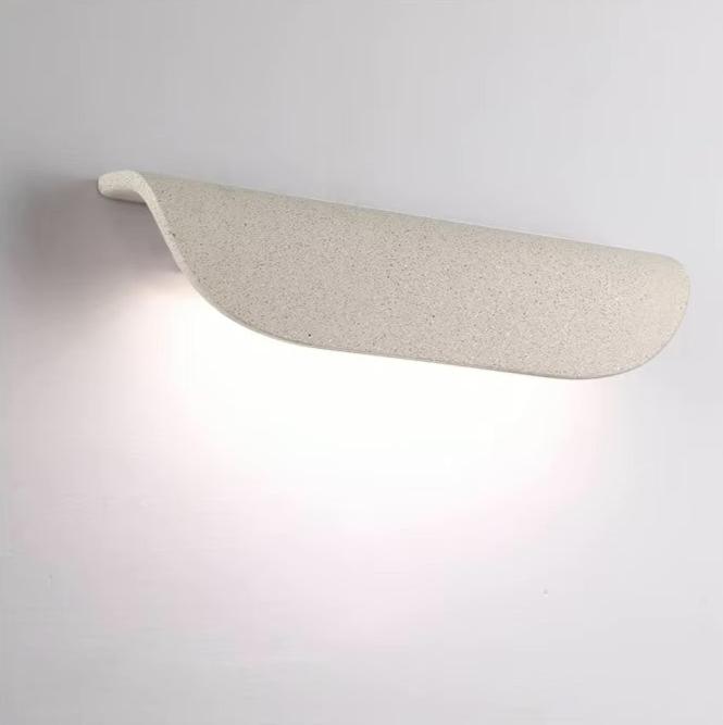 NovaCrest sementvegglamper med LED, børstet nikkel