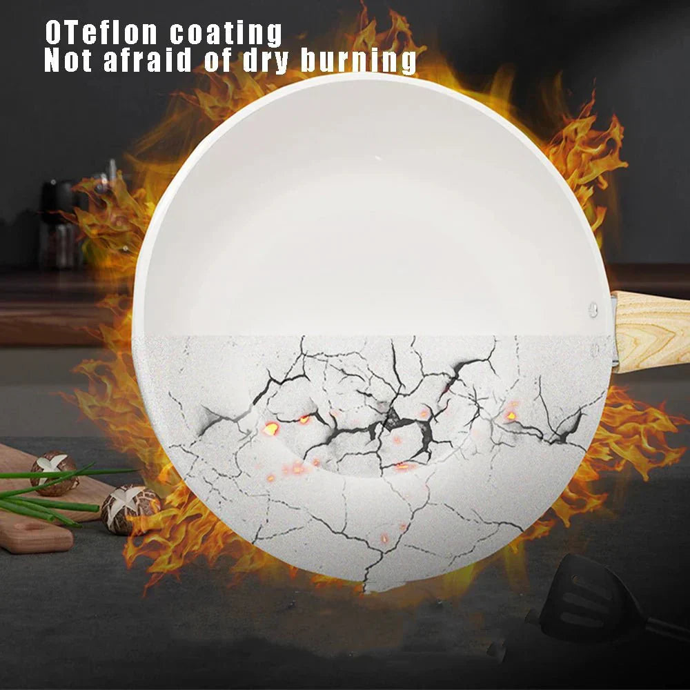 TerraCeram keramisk non-stick panne 30 cm dyp for gass- og induksjonstopp