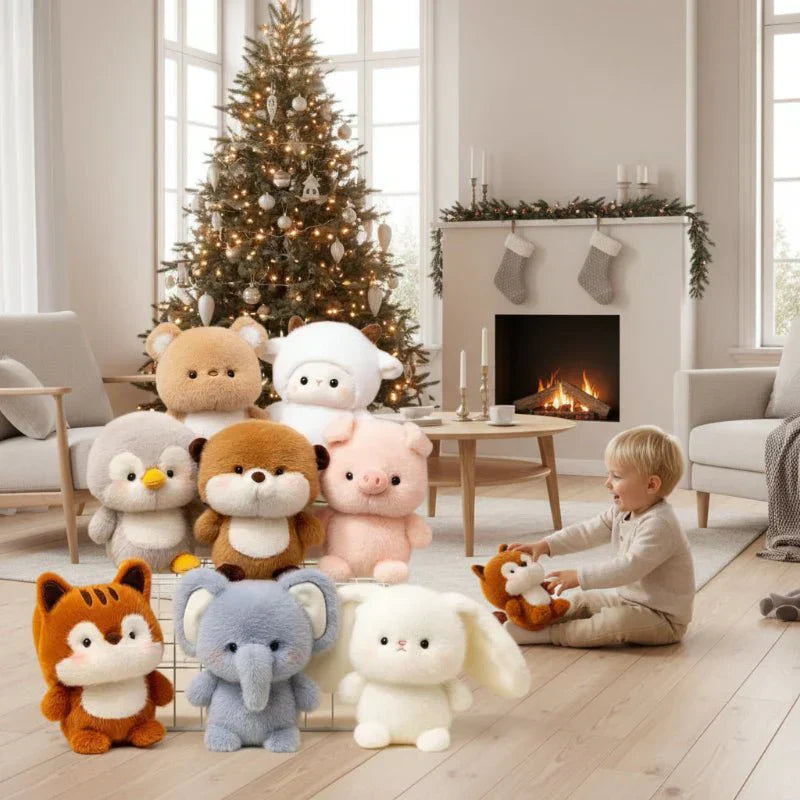 CozyCritter myke dyreplushdukker for barn – koselig komfort og søte følgesvenner