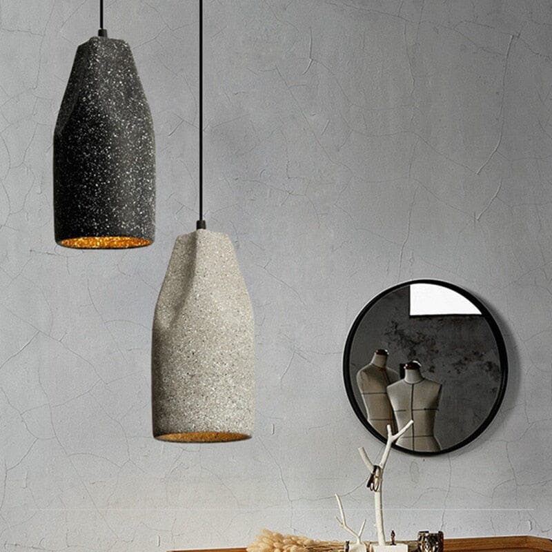 Asteri Terrazzo Betong Lysekrone i industriell stil