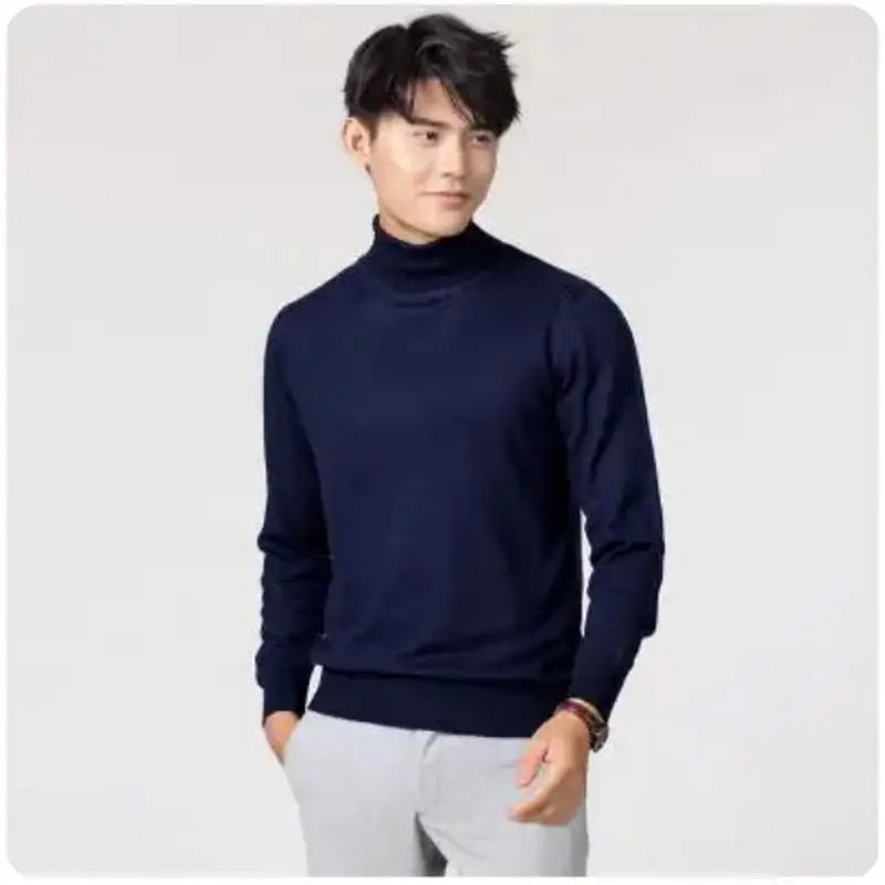 Elliot Cashmere Turtleneck Sweater – Luxury Warmth for Men | Autumn & Winter 2023