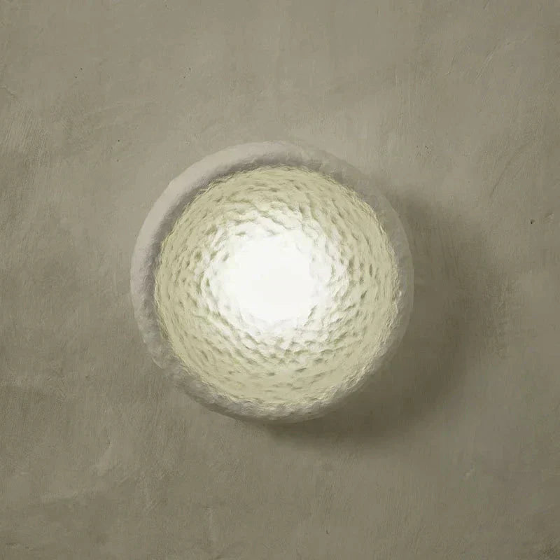 Aurelo resin vegglampe-serie med integrert LED-lyskilde