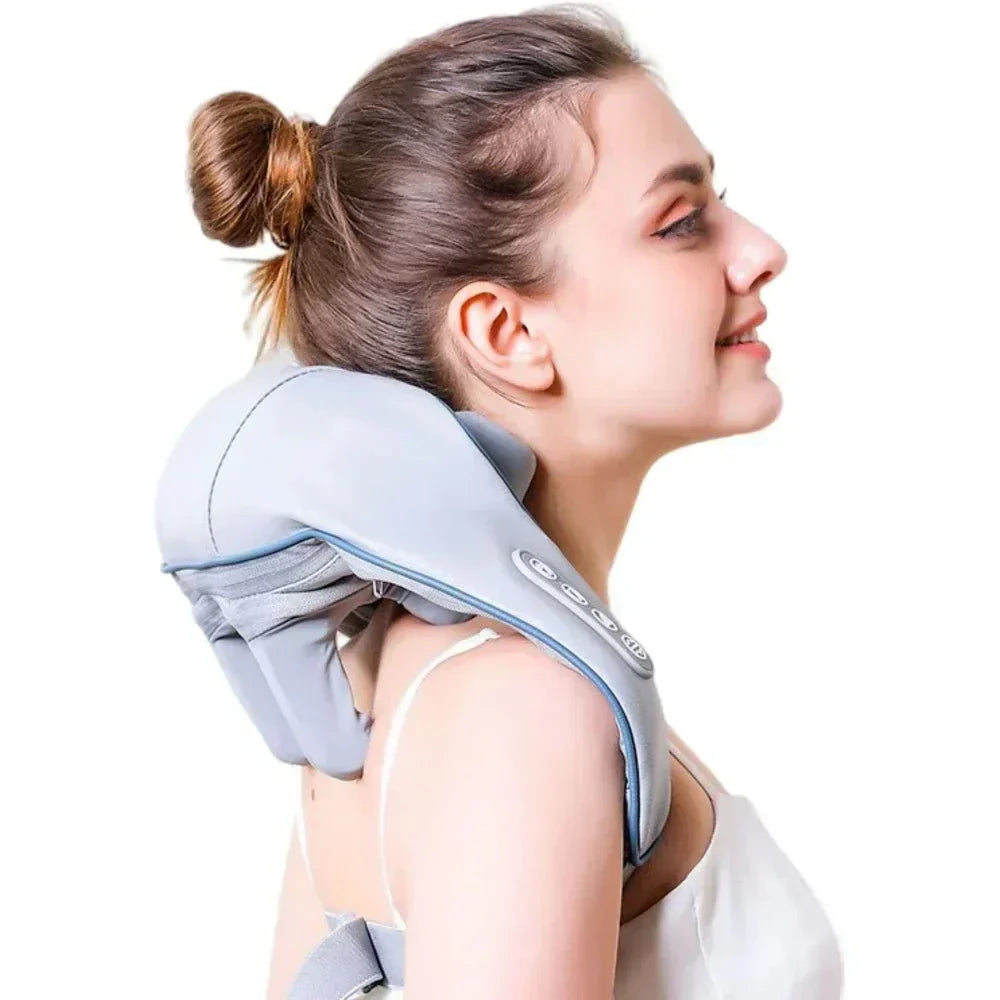 Aurora Elektrisk Shiatsu Nakke- og Trapeziusmassasjeapparat for Dyptrykk