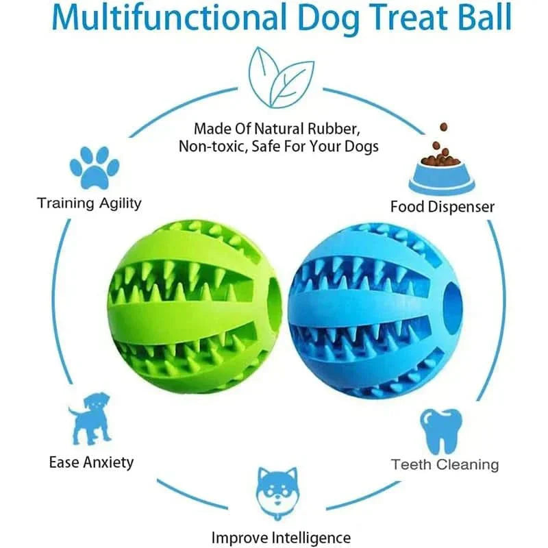 NimbleNook Ball All-In-One Dog Treat Dispenser Chew Toy