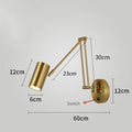KIN Grace - Touch Sensor Wall Lights Adjustable Swing Long Arm