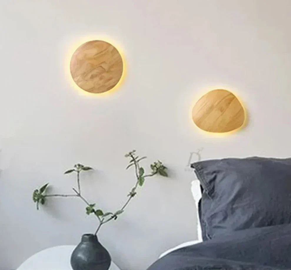 Brielle | Moderne Tre Vegglampe for Varmt Naturlig Lys