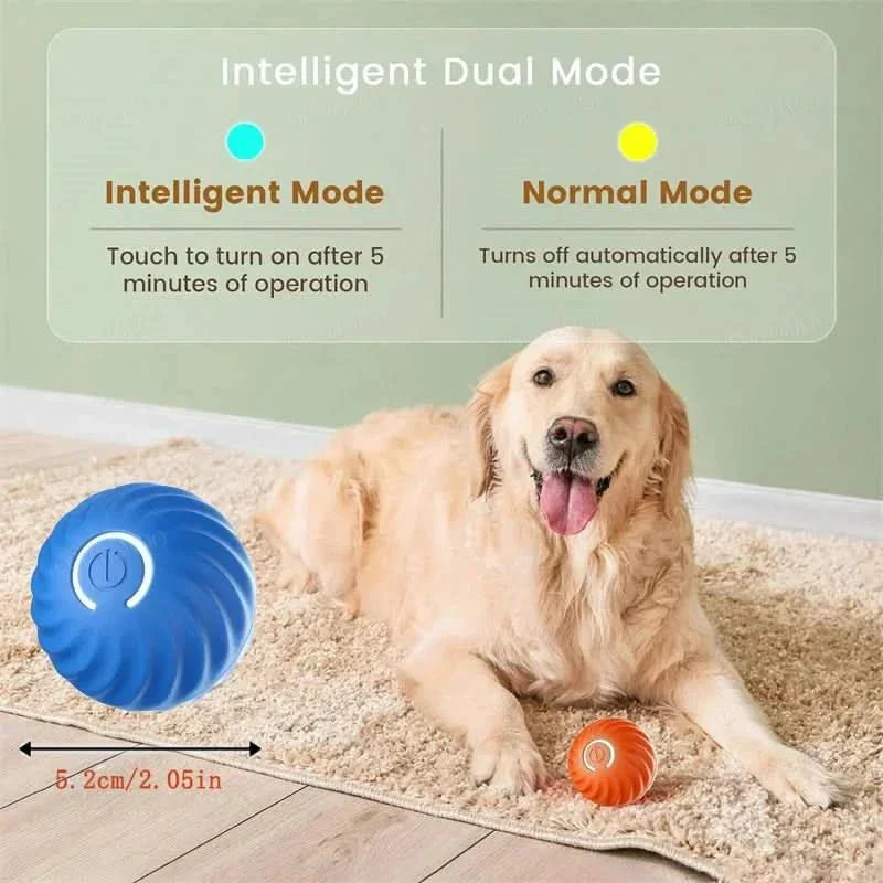 ActivePulse wiederaufladbarer interaktiver Hundeball für aktive Hunde mit automatischer Bewegung