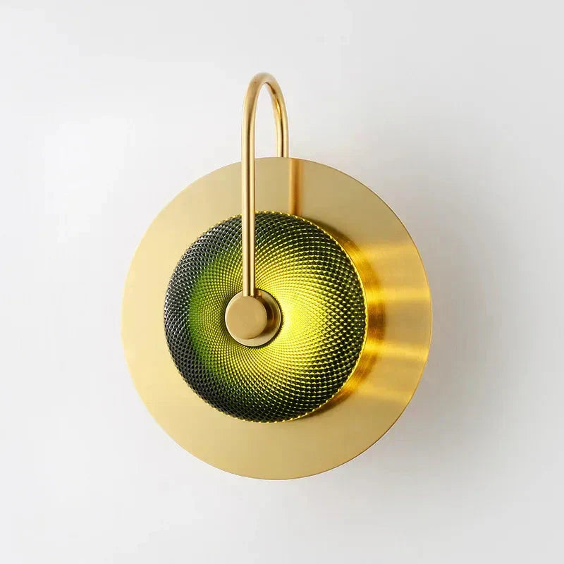 Aurelia Glass vegglampe med LED-lys, E27-sokkel, 1 lampe inkludert