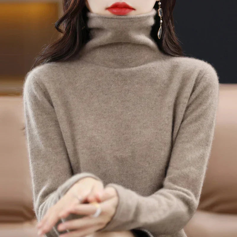 Mathilde: Rolákový svetr z 100% merino vlny