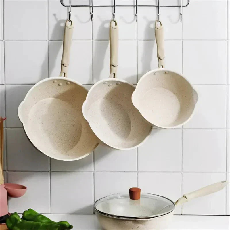 Maifanstein Dyp Nonstick Wokpanne fra StoneNova for Sunn Hjemmekoking