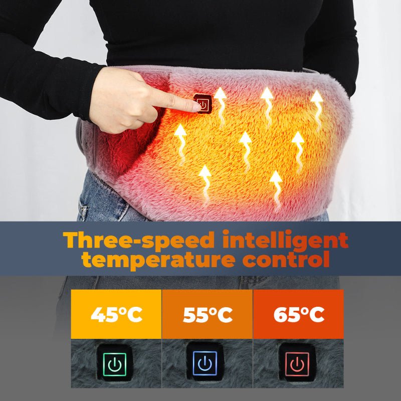 Ceinture Chauffante Électrique CozyWisp 2-en-1 Chauffe-Mains et Taille pour Temps Froid