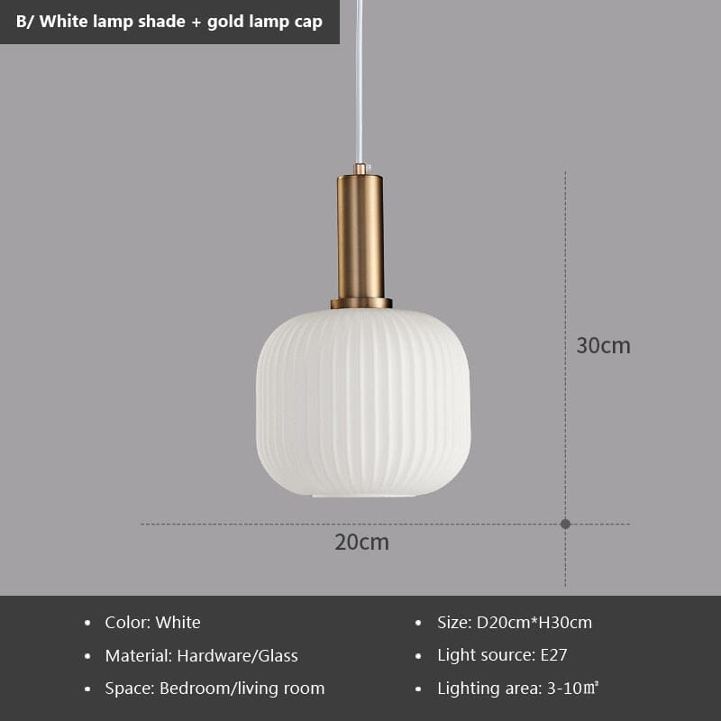 Marise | Fluted Glass Pendants | Orntli