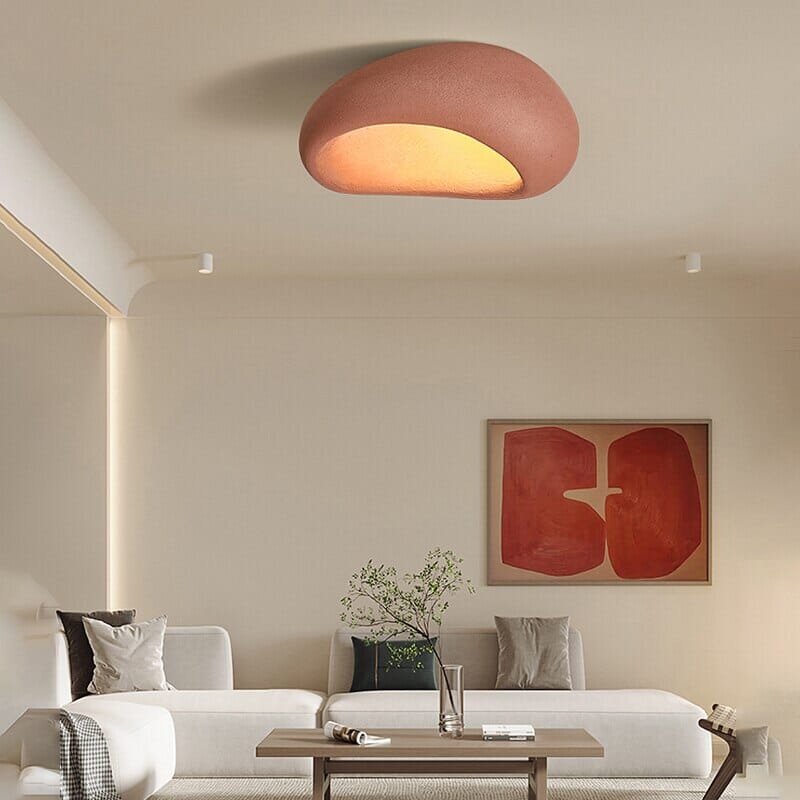 WabiSabiGlow Loftlampe Til Japandi Hjem Elegant Glød