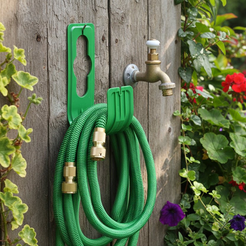 TAPREEL Wall Mount Hose Organizer For Garden Hose Storage