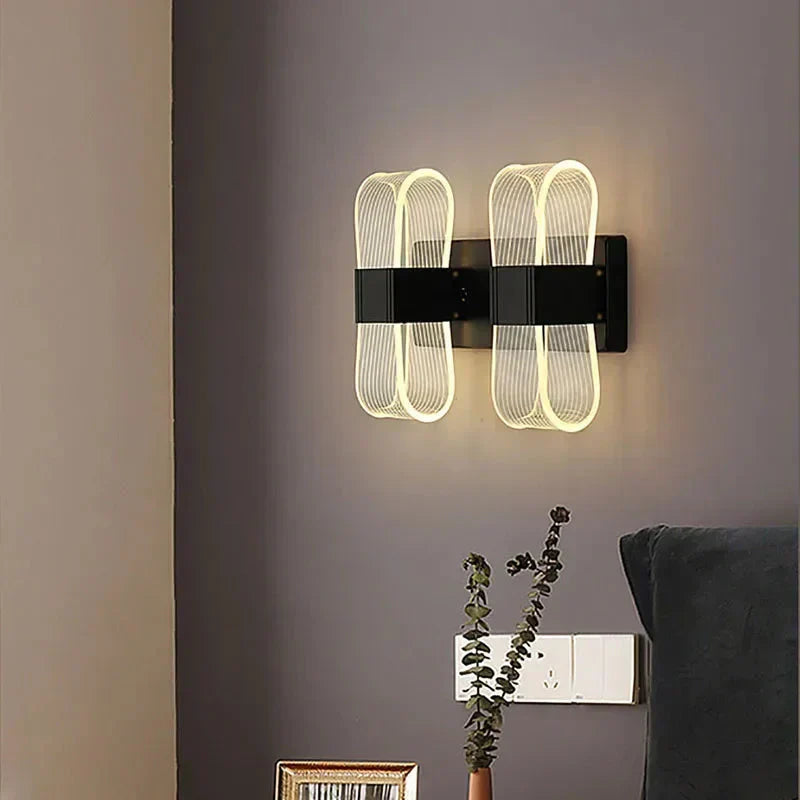 LumaNova Aluminium LED vegglamper moderne glød-kolleksjon