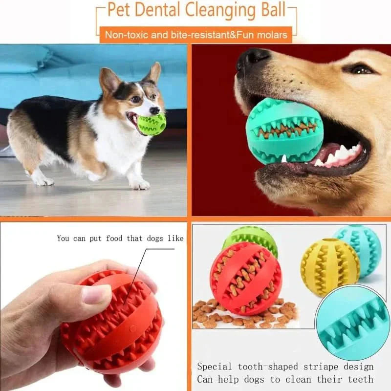 NimbleNook Ball All-In-One Dog Treat Dispenser Chew Toy