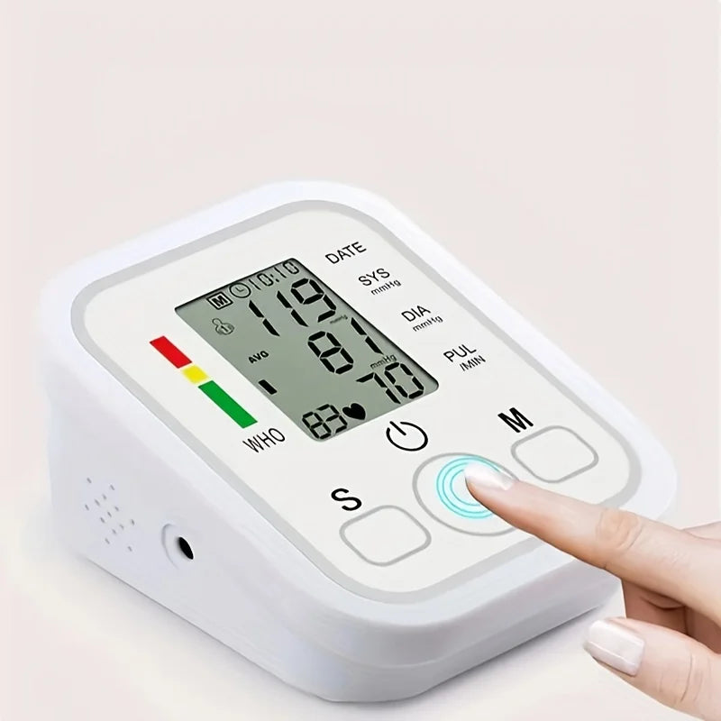 Blodtryksmåler - Automatisk overarms tonometer | Digital blodtryksmåler sphygmomanometer