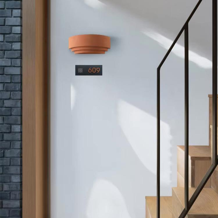 NovaStone vegglamper to-lyskilder LED stein-jern sett