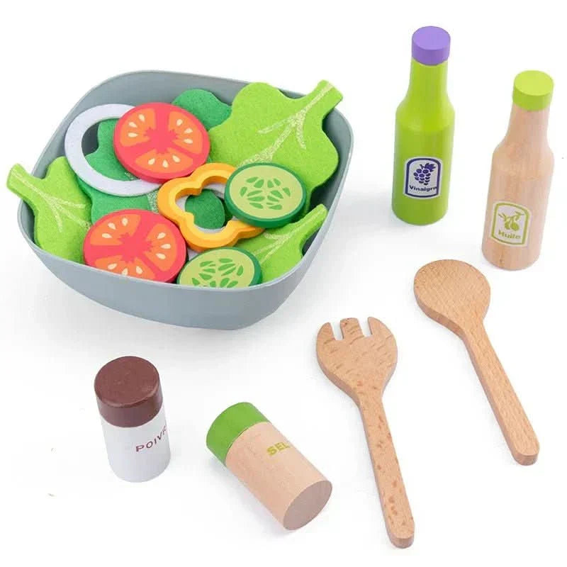Cucina Giocattolo in Legno WhittleCraft con Frullatore, Tostapane e Macchina del Caffè per Bambini