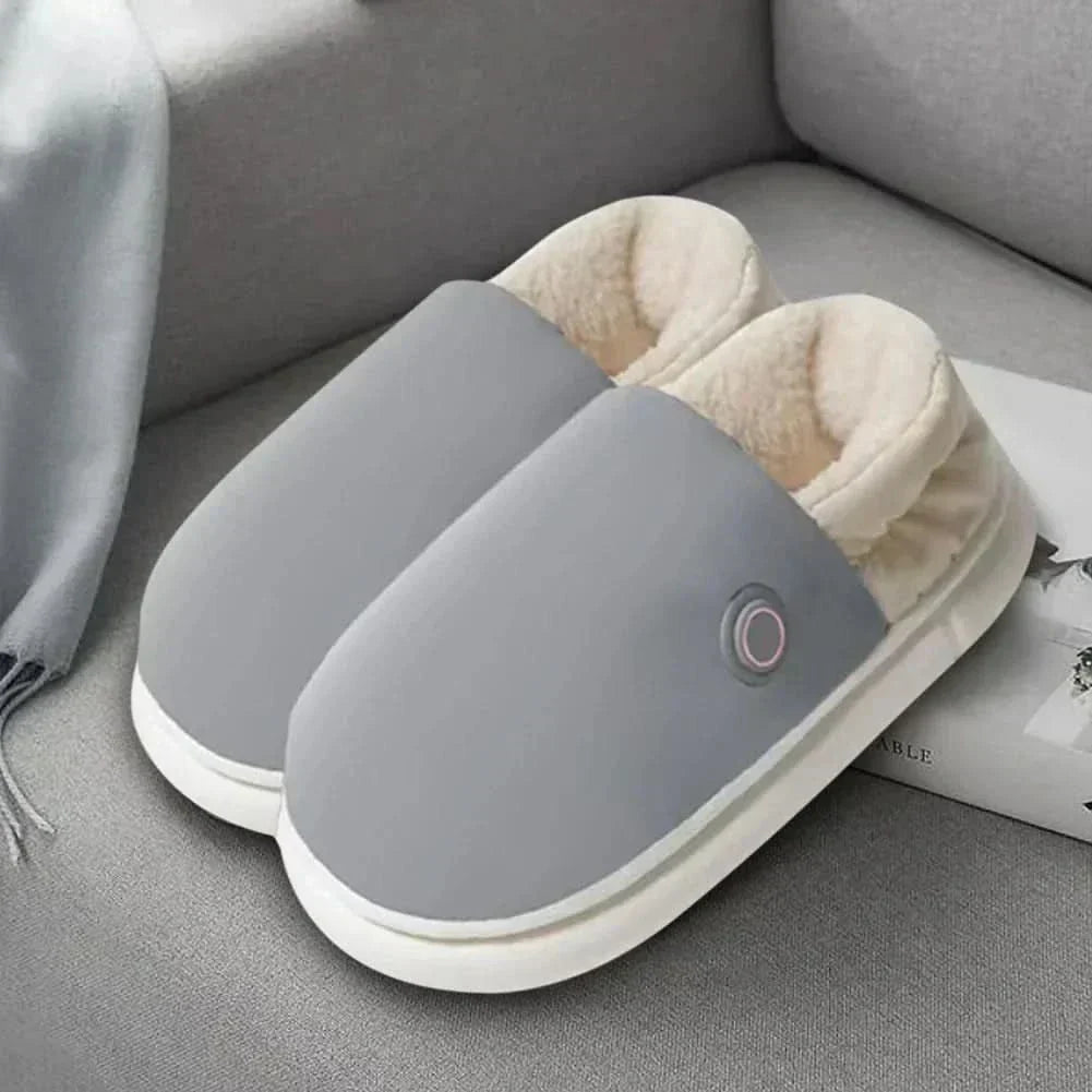 WarmNest elektriske varme tøfler til hyggelig varme og komfort