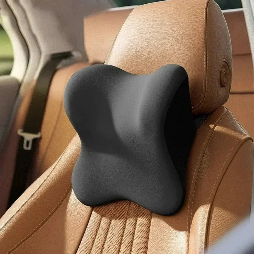 NovaNest Minne-skum Bilhodepute for Ergonomisk Korsrygg- og Reise Komfort