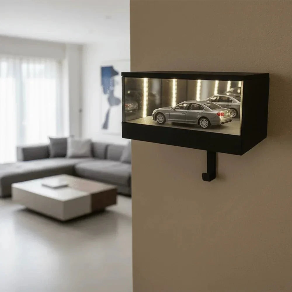 מארגן מפתחות רכב Lumokey עם תאורת LED, מודפס בתלת מימד