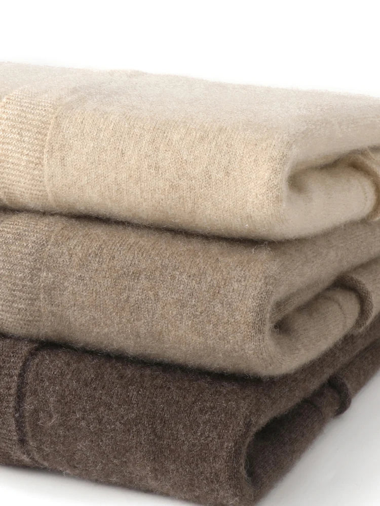 Efterår Vinter Dame Grace Cardigan/Trøje – 100% Merinould, Ensfarvet, med Lommetasker