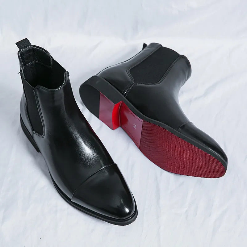 ANNIBALE CARRACCI LEDER CHELSEA-STIEFEL
