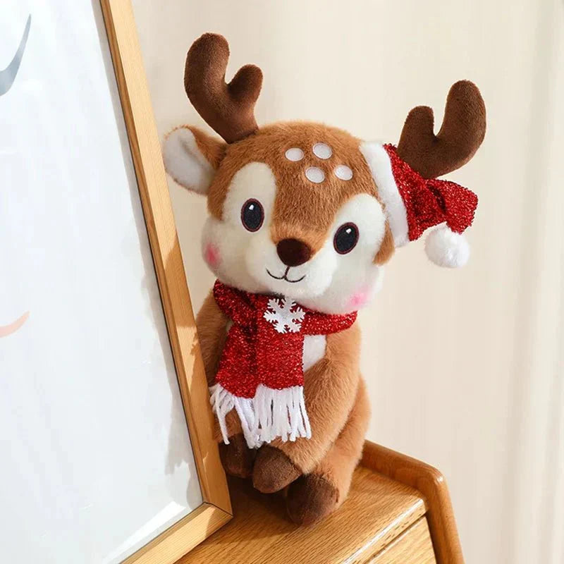 CozyFlair Christmas Plush Doll With Soft Fabric Cute Cartoon Design For Kids