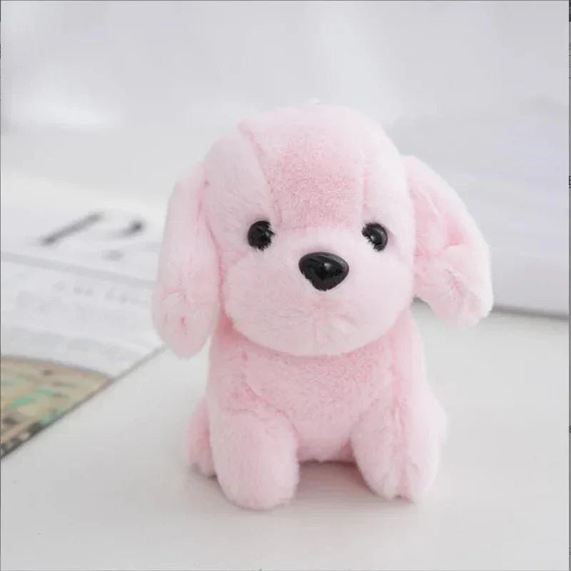 Pluszowy mały piesek CloverPup z zawieszką 12 cm Pomysł na prezent do torebek