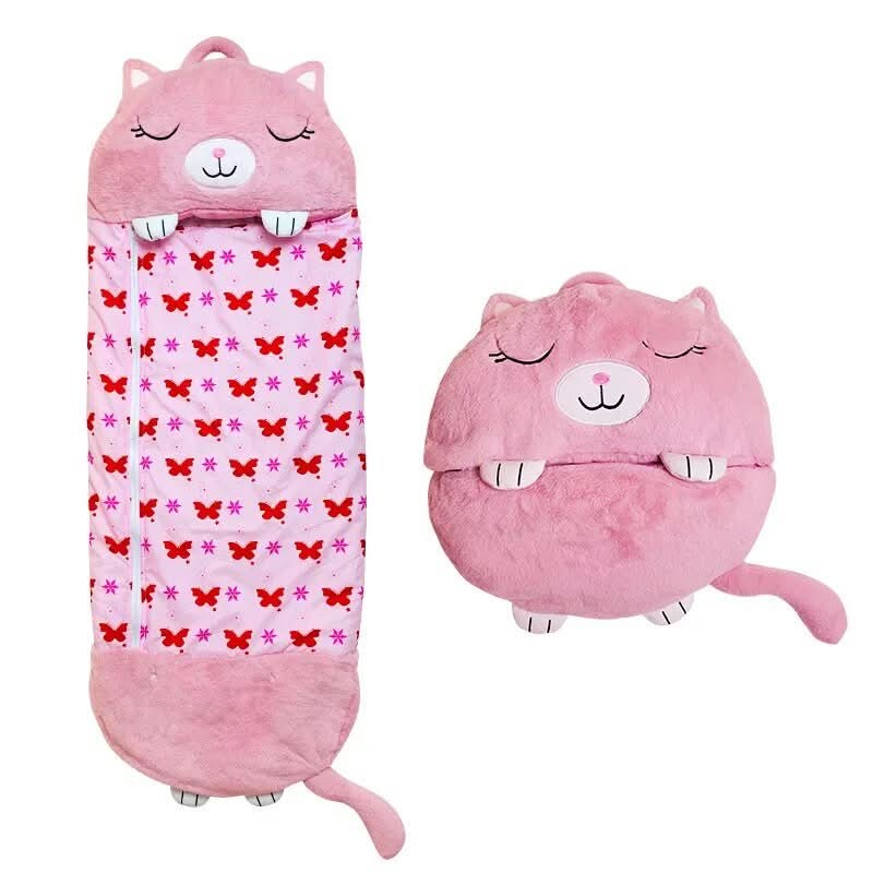SnuggleDream 2-i-1 Kosedyr Sovepose for Barn Koselig Komfort