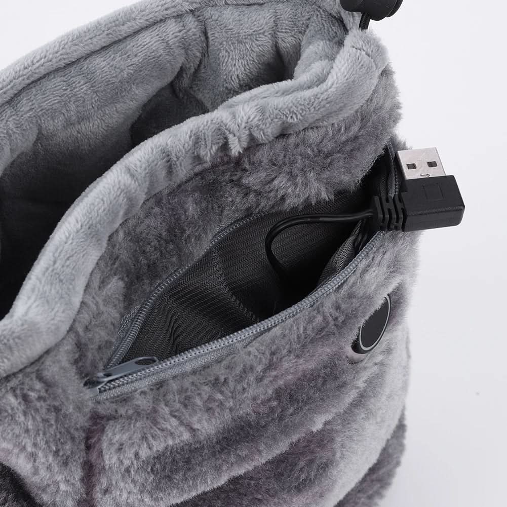 CozyGlow USB-lämmitettävät tohvelit lämpimille jaloille kotona kylminä päivinä