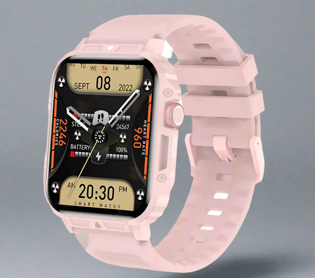 Apollo 2024 vojenské chytré hodinky – Bluetooth volání, fitness tracker a vodotěsnost IP68