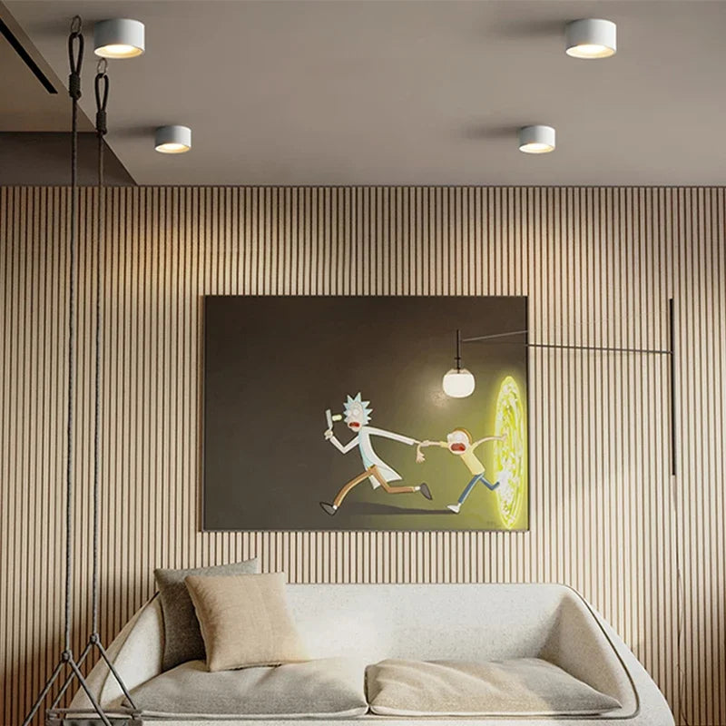 LyraNova Cylindrical LED Ceiling Light for Modern Interiors