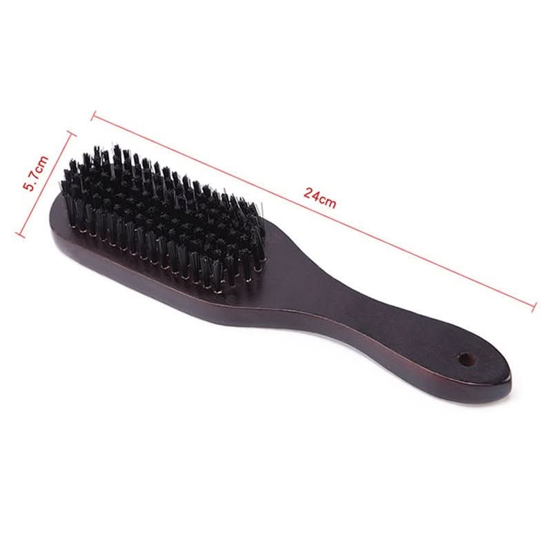 Evercrest Premium Hair and Beard Brush for Men Antistatic Handmade