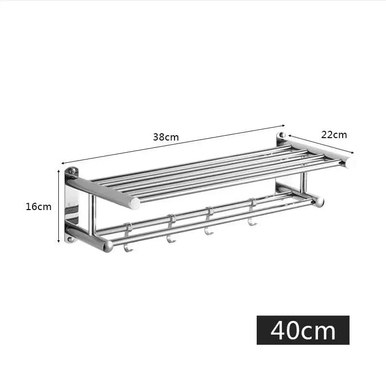 AeroRack Porta Asciugamani in Acciaio Inox Organizer da Bagno Salvaspazio