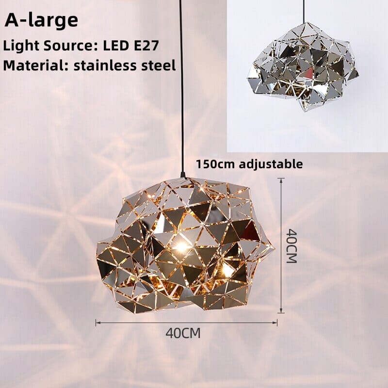 NovaGrid Rustfritt Stål Geometriske Moderne Pendellamper