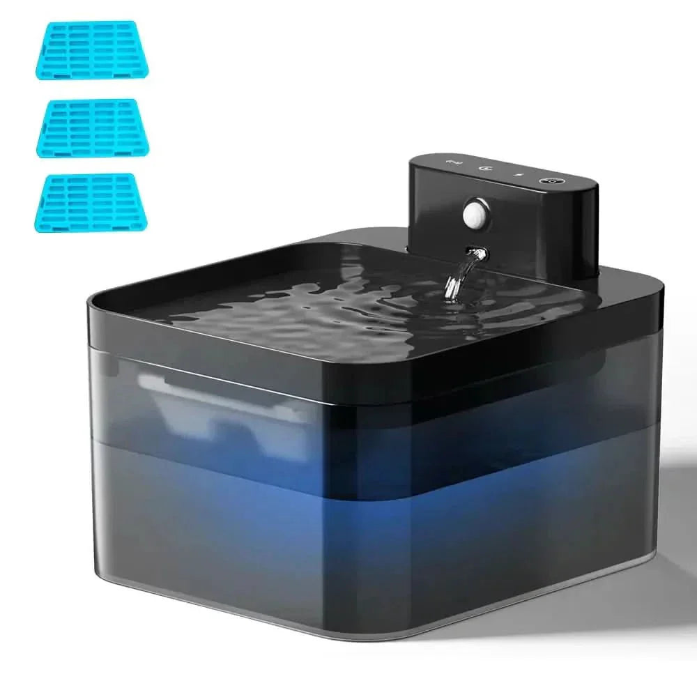 AquaPulse kattefontene med intelligent bevegelsessensor og vannfiltrering