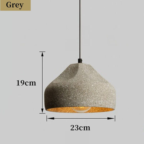 Asteri Terrazzo Cement Lysekrone i Industriel Stil